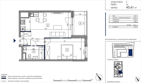 mieszkanie na sprzedaż 46m2 mieszkanie Poznań, Starołęka, Wagrowska