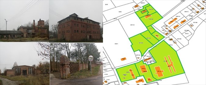 Duża działka z zabudową i zabytkami, 69 542 m2 działka Bińcze