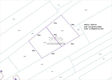działka na sprzedaż 1054m2 działka Samogoszcz