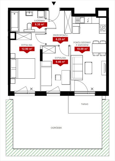 mieszkanie na sprzedaż 53m2 mieszkanie Poznań, Jeżyce