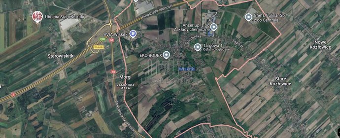 działka na sprzedaż 9723m2 działka Wiskitki, Żyrardowska