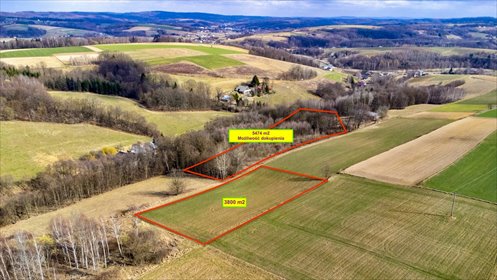 Działka 3800m² z WZ, dostęp do drogi, cisza i spokój działka Brzeziny