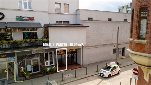 Lokal usługowy 18 m² w Rybniku, centrum - polecam! lokal użytkowy Rybnik, Śródmieście, Pocztowa