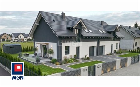 Nowoczesny dom bliźniaczy 130 m2, stan deweloperski, bez PCC dom Krzeczyn Wielki, Krzeczyn Wielki