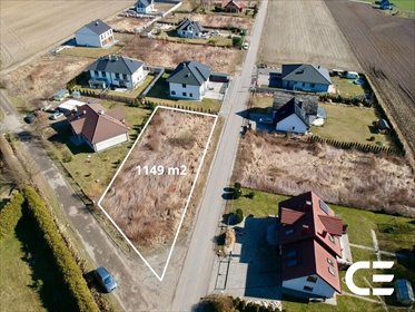 działka na sprzedaż 1149m2 działka Pęgów, Gajowa