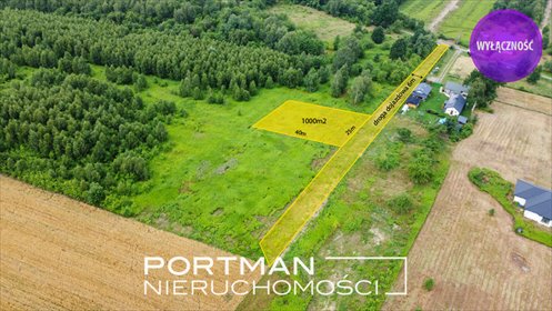 działka na sprzedaż 1000m2 działka Osieck