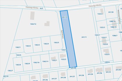 działka na sprzedaż 3175m2 działka Wejherowo, Wejherowo, Gościcino, ul. Cezarego Klimka