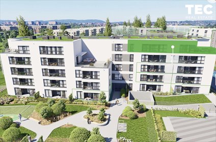 Przestronne 115m² z tarasem w nowej inwestycji mieszkanie Kraków, Krowodrza, Piaszczysta