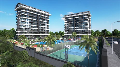 Inwestycyjne mieszkanie z basenami i panoramicznym widokiem mieszkanie Demirtaş, Demirtaş, Alanya, Antalya
