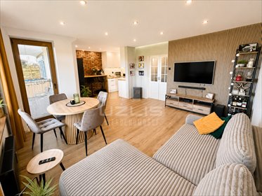 Do sprzedania nowoczesne 2-pokojowe mieszkanie 48,4 m² z balkonem i widokiem na zieleń mieszkanie Starogard Gdański, os. Piastów