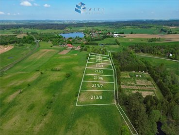 Działka budowlana nad jeziorem w Szałstrach – 1808 m² działka Szałstry