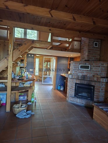 Do sprzedania dom z bali 74 m² z garażem i ogrodem dom Nowa Mała Wieś