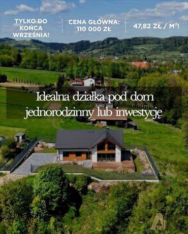 Do sprzedania działka 2292 m² z widokiem w Królowa Górna działka Królowa Górna