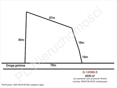 działka na sprzedaż 4530m2 działka Brwinów