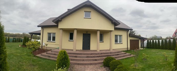Polecam nowoczesny dom 168 m² z kominkiem i dużym poddaszem dom Bartniki, Parkowa