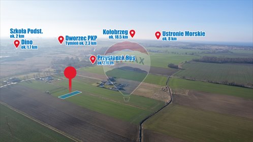 działka na sprzedaż 1065m2 działka Śmiechów