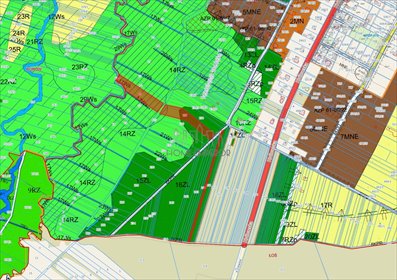działka na sprzedaż 11560m2 działka Bogatki, Azalii