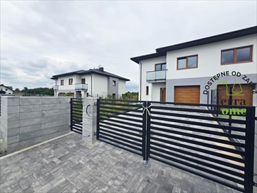 Nowoczesny dom bliźniak 149 m2 z garażem w Bilczy dom Bilcza, Szafirowa
