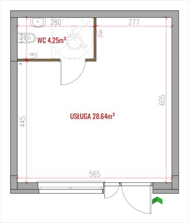 lokal użytkowy na wynajem 33m2 lokal użytkowy Białystok, Wysoki Stoczek, Hugo Kołłątaja