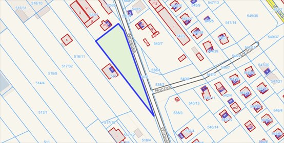 Działka inwestycyjna 2360 m² przy drodze wojewódzkiej działka Komorniki