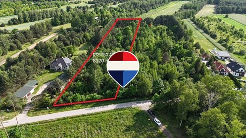 Inwestycyjna działka 8 122 m² z podziałem na 5 działek działka Wałsnów