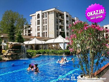 Apartament 36 m² z balkonem i widokiem na basen - Cascadas mieszkanie Słoneczny Brzeg, Cascadas