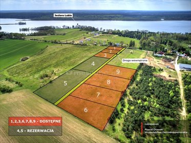 działka na sprzedaż 1136m2 działka Lubieszewo