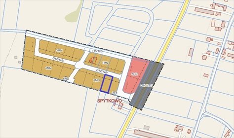 działka na sprzedaż 1184m2 działka Spytkowo, Spytkowo