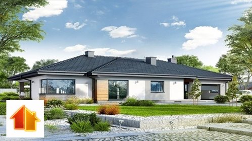 Nowoczesny dom 190 m² z garażem i dużą działką dom Białobrzegi, Bociania