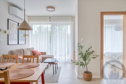Zapraszam inwestycyjny apartament 50 m od plaży z tarasem mieszkanie Międzywodzie, Zielona