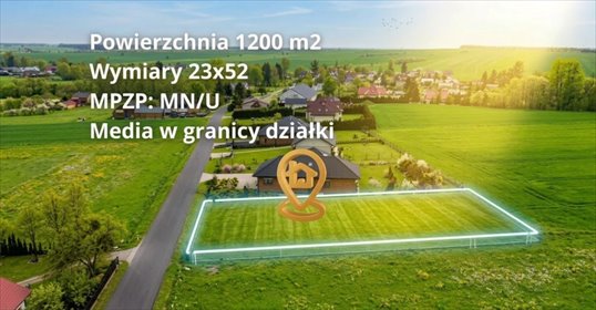 Działka 1200m² pod usługi lub dom w Dragany, blisko Biedronki działka Dragany