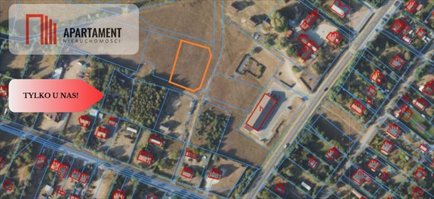 działka na sprzedaż 1626m2 działka Tleń