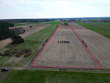 działka na sprzedaż 15300m2 działka Krosno
