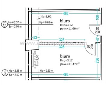Na wynajem biuro 22,27 m² w Warszawie, Wola lokal użytkowy Warszawa, Wola, Pańska