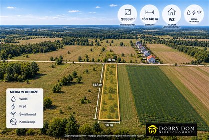 Działka budowlana 2533 m² w Studziankach - polecam! działka Studzianki