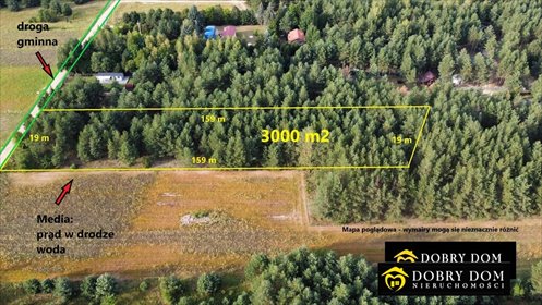 działka na sprzedaż 3000m2 działka Siemianówka