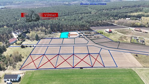 Zapraszam do zakupu działki 1388 m² w Wronczynek z mediami działka Wronczynek