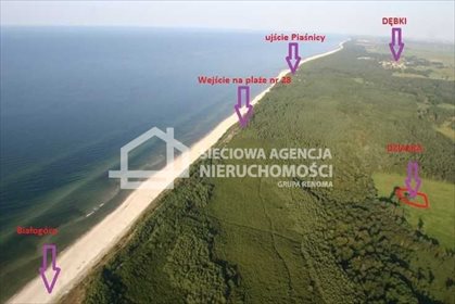 działka na sprzedaż 1953m2 działka Dębki