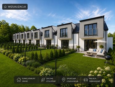 Nowoczesne domy szeregowe 124m² z ogródkiem zapraszam mieszkanie Krosno, Potok