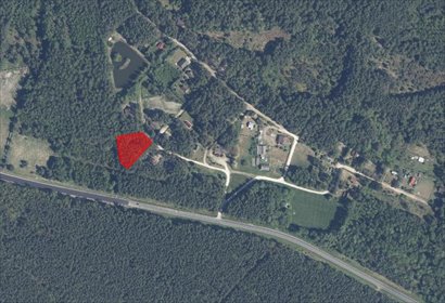 Sprzedam działkę rekreacyjną 1735 m² z lasem i stawem działka Brzozowa