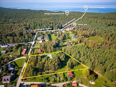 działka na sprzedaż 500m2 działka Jarosławiec, Jarosławiec, Sosnowa