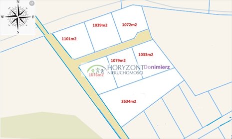 Działki pod zabudowę w Donimierzu, 1101 m2, media, blisko Gdańska działka Donimierz
