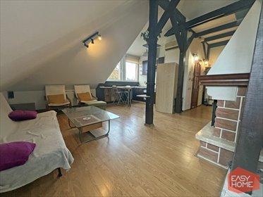 Unikalne poddasze 57m2 z antresolą i kominkiem mieszkanie Poznań, Śródka, Śródka, Gdańska