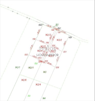 działka na sprzedaż 1102m2 działka Zalesie