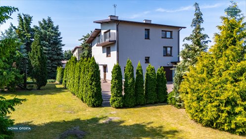 Dom z ogrodem i budynkiem usługowym 258 m² w Pabianicach dom Pabianice, Miodowa