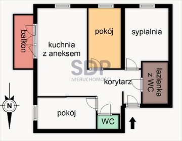 mieszkanie na sprzedaż 68m2 mieszkanie Wrocław, Krzyki, Jagodno, Komedy Krzysztofa