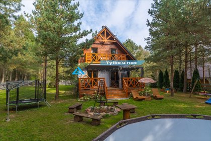 Nowoczesny dom z jacuzzi, sauną i klimatem dom Czarne