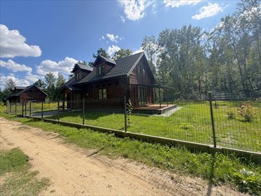 Urokliwe domy drewniane 111 m² w Grabiach. dom Grabie