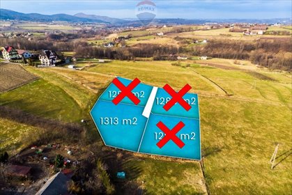 działka na sprzedaż 1313m2 działka Stróża