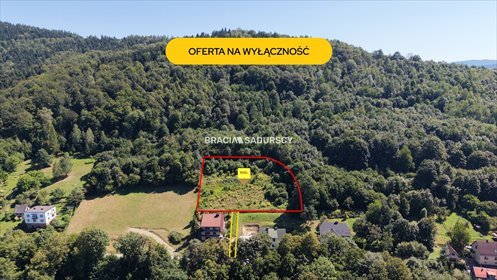 Działka 3012 m² z widokiem na góry - polecam! działka Sucha Beskidzka